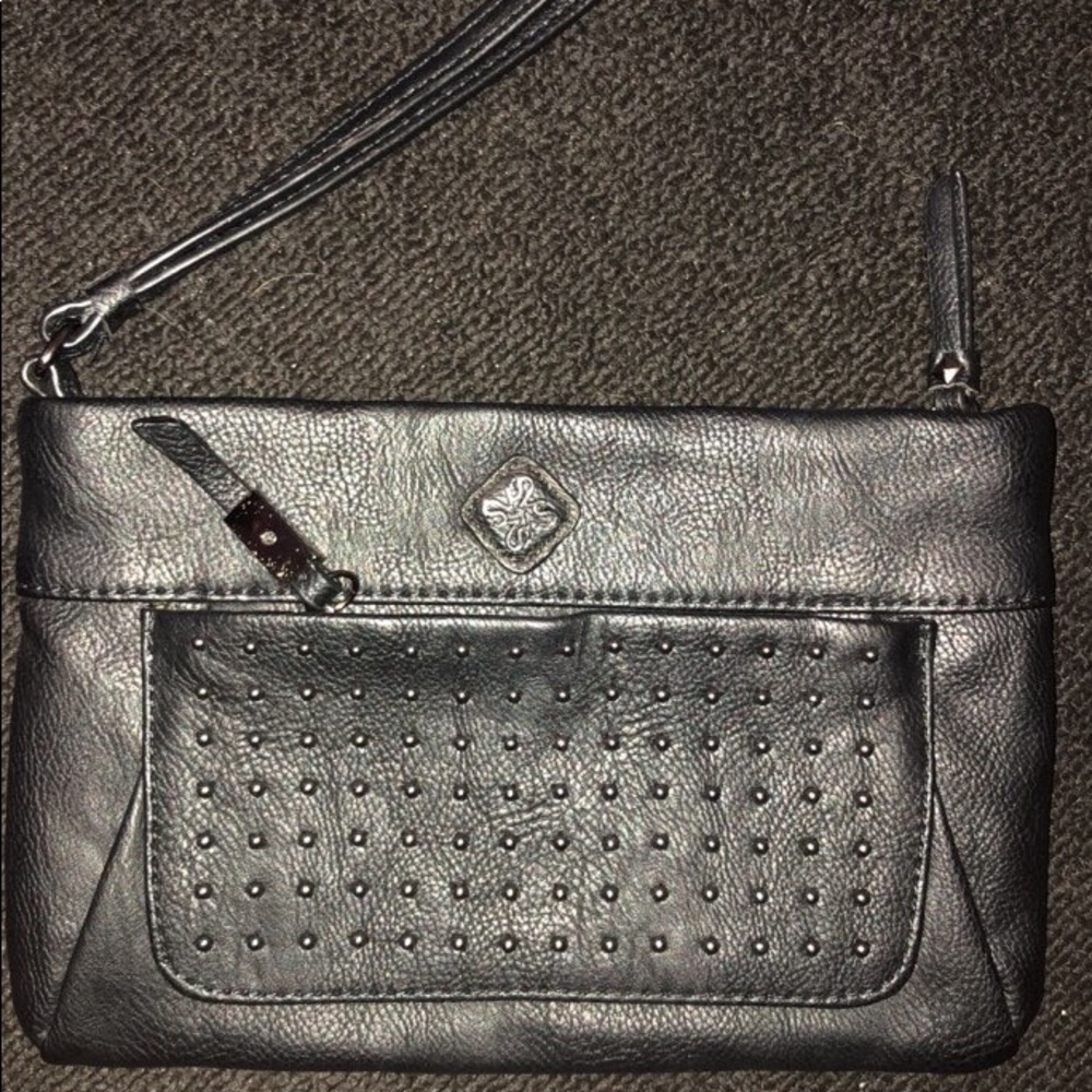 Vera Wang black wristlet